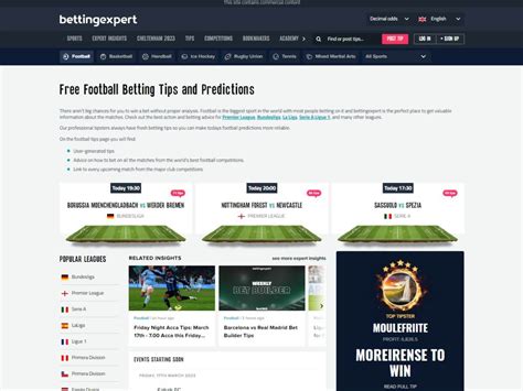 bettingexpert: Predictions, Tips, and Odds 